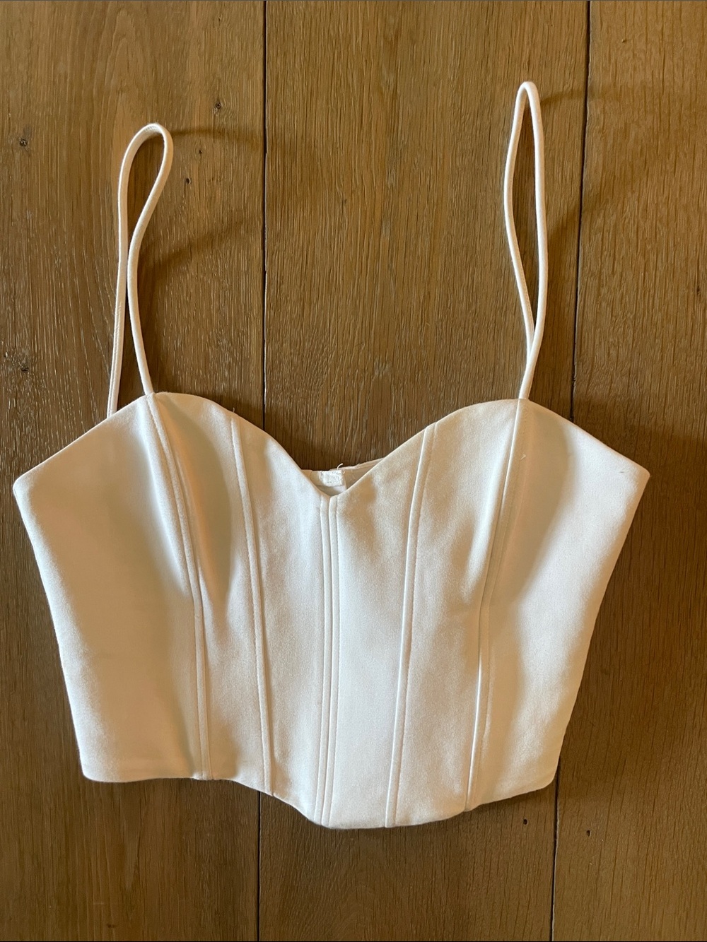 Zara White Crop Top- XS